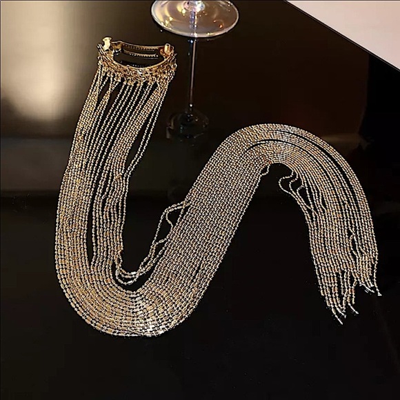 Boho Gold Tassel Hair-clip main image 7